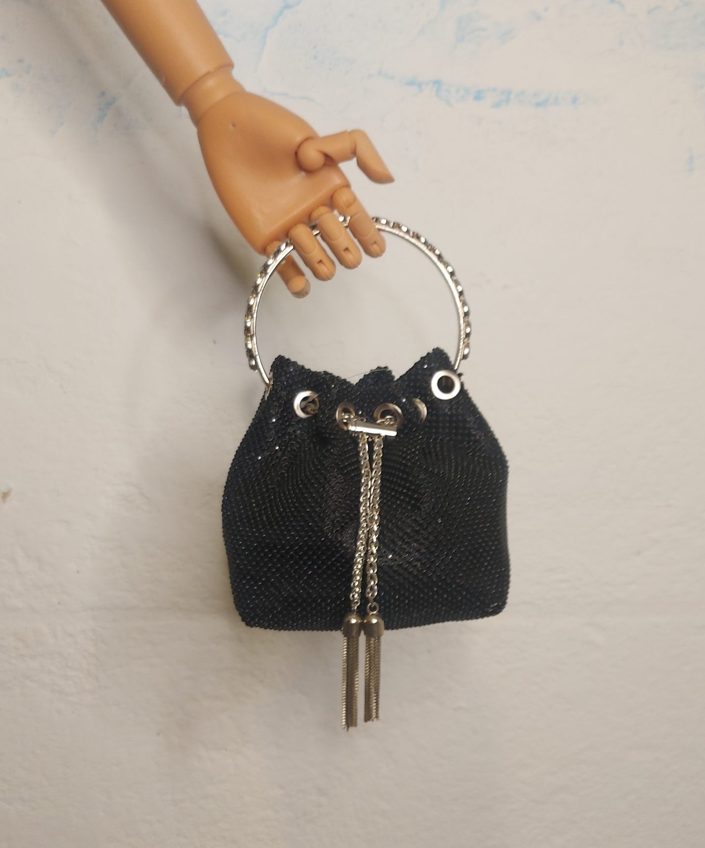 bolso bombonera negra